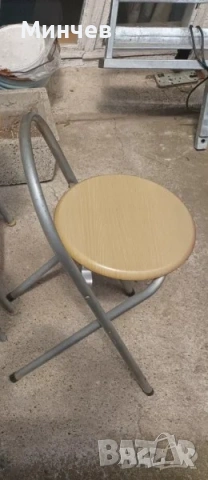 Сгъваеми столове-бар, снимка 2 - Столове - 49975740