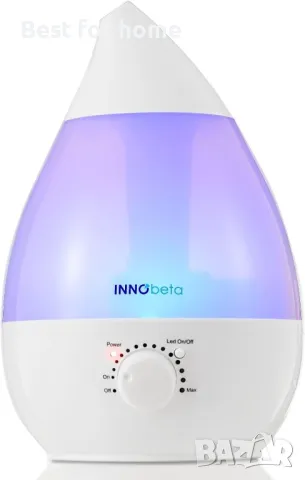 Ултразвуков овлажнител INNObeta Waterdrop 2.4L, снимка 2 - Други - 48543985