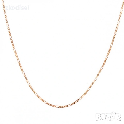 Златен синджир 1,72гр. 39,0см. 14кр. проба:585 модел:37738-5, снимка 2 - Колиета, медальони, синджири - 54134165