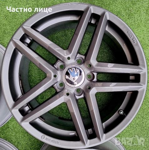 Продавам 4бр 17-ки джанти за Шкода Октавия, Супърб, Карок, Кодиак , снимка 4 - Гуми и джанти - 52482348