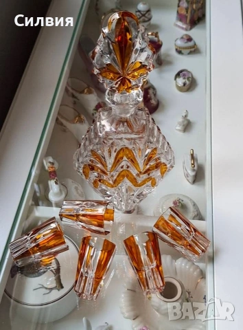 Винтидж кристален сервиз , снимка 10 - Антикварни и старинни предмети - 53584479