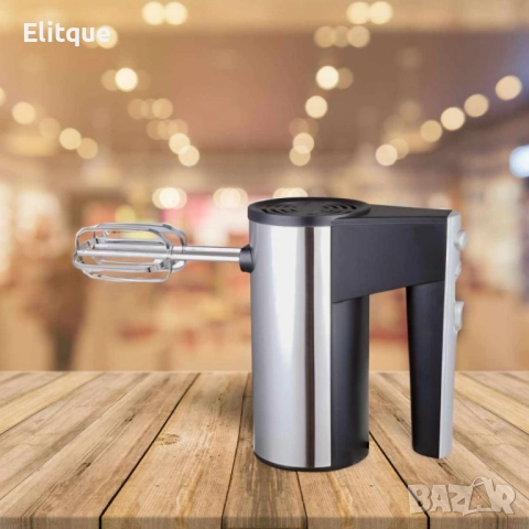 Ръчен миксер Voltz черен с инокс 300W, 5 скорости, 2 ГОДИНИ ГАРАНЦИЯ, снимка 6 - Миксери - 52895156