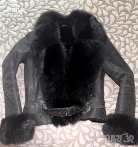 Кожух/ естествен косъм, снимка 3 - Якета - 52550058