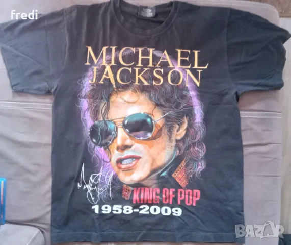 Michael Jackson - T-shirt размер L, снимка 1 - Тениски - 48556345