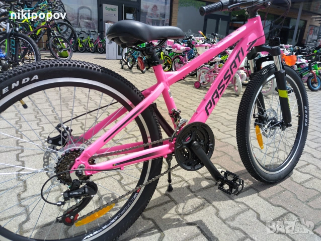 PASSATI Алуминиев велосипед 24" ALUMINIUM розов, снимка 10 - Велосипеди - 53839241