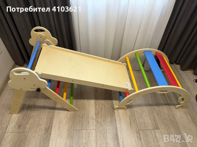 НОВ Монтесори дървен комплект за игра. Пиклер, снимка 3 - Мебели за детската стая - 53414234