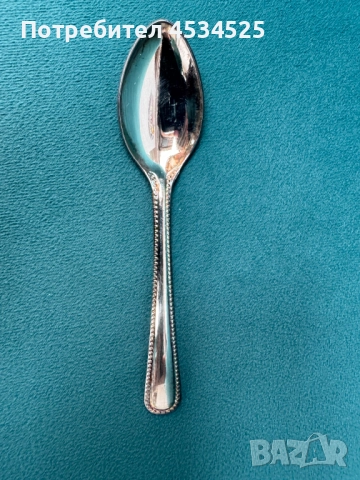 🥄 Винтидж посребрени лъжички от Sheffield – английска класика с история(между 1930–1960 г.), снимка 3 - Антикварни и старинни предмети - 52704258