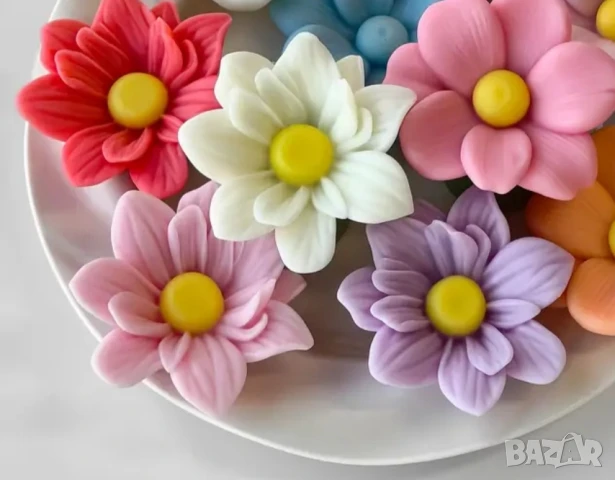 Молд цвете , снимка 3 - Форми - 51045137