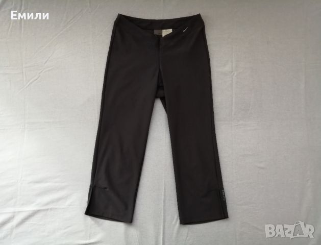 Nike Dri-FIT оригинален дамски клин панталон 3/4 капри в сив цвят р-р М