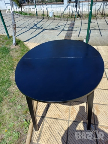 Масивна дървена маса 120 на 90см, снимка 3 - Маси - 54172263