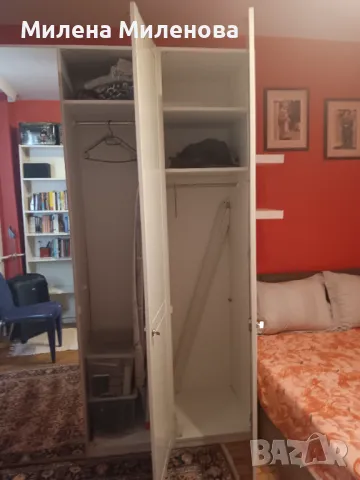 Ikea мебели - четирикрилен гардероб, етажерка и скрин, снимка 7 - Гардероби - 50174043