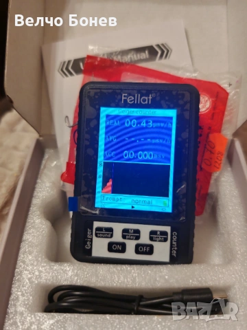 Гайгеров брояч Fellat XR1 – детектор за радиация, нов, снимка 2 - Друга електроника - 53798821