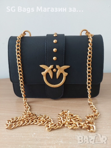 Pinko дамска чанта през рамо код 254, снимка 8 - Чанти - 40704491