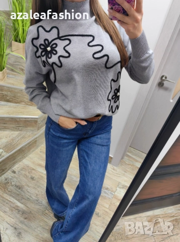 Дамски пуловер, снимка 4 - Блузи с дълъг ръкав и пуловери - 52801149