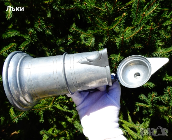 Калаена кана с капак 600 мл.,средновековен дизайн. , снимка 5 - Антикварни и старинни предмети - 51570962