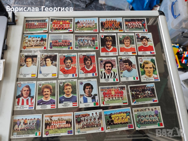 Стикери panini euro football 1979 г 58 броя