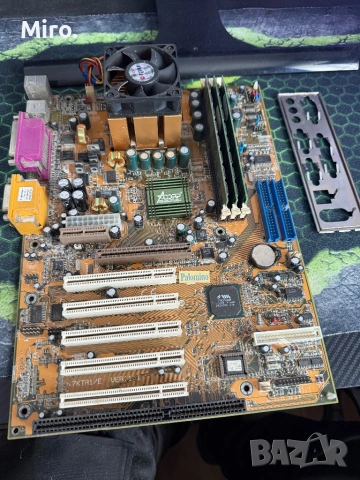 Ретро Дънна Платка Acorp  7KTA +CPU + RAM , снимка 2 - Дънни платки - 54288125