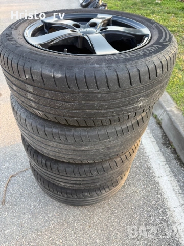 Летни гуми +алуминиеви джанти 5 112 16, снимка 6 - Гуми и джанти - 53711535