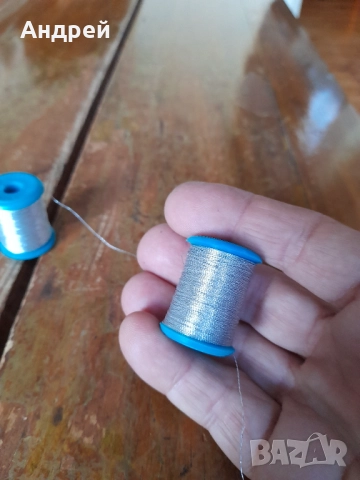 Стар конец от Сребристо Ламе #2, снимка 2 - Други ценни предмети - 52029955