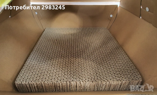 Картонена къщичка за малки котенца, снимка 2 - За котки - 54235473