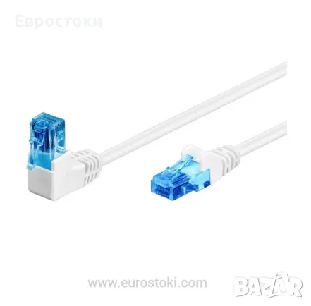 Wentronic 51538 мрежов пач кабел Cat 6А U/UTP (UTP), 2х RJ-45 позлатени конектори, 3 метра