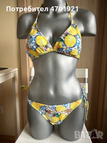 Дамски бански на лимони от две части 