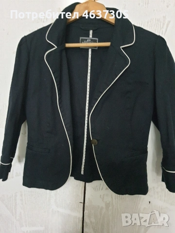 тъмно синьо марково сако