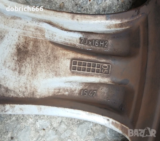 Алуминиеви джанти 16 цола BMW 5х120 7J БМВ 5x120, снимка 4 - Гуми и джанти - 51341869