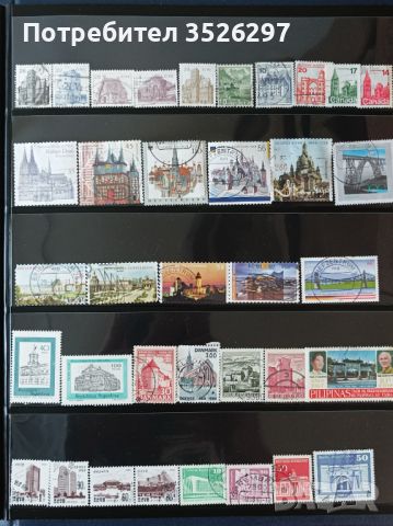 Пощенски марки на теми - архитектура и спорт, снимка 3 - Филателия - 45494794