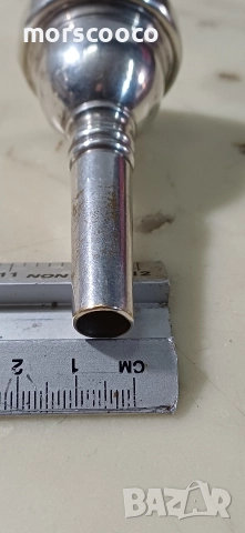 Голям мундщук със сребърно покритие *, снимка 3 - Духови инструменти - 52898114