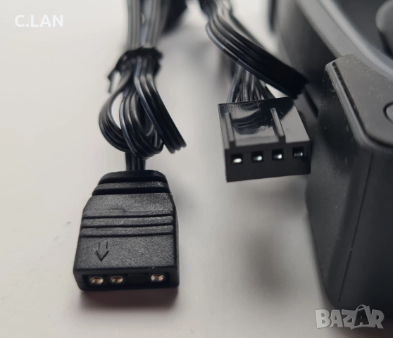 ARGB FAN PWM/Вентилатор 120x120x25/Normal/Reverse BK-no brand, снимка 9 - Други - 52535350