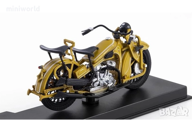 ПМЗ А750 мотор - мащаб 1:24 на Наши мотоцикли моделът е нов в блистер, снимка 2 - Колекции - 52575515