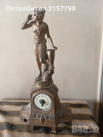 Каминен часовник арт нуво