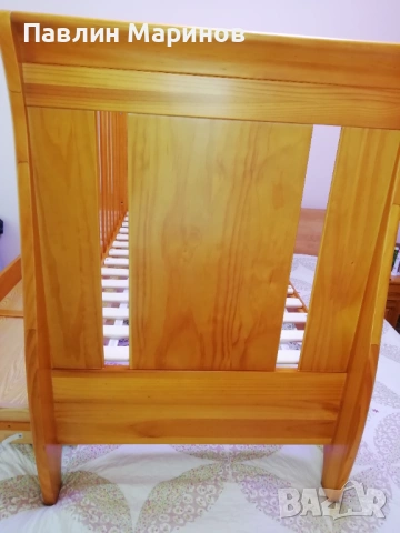 Супер Комплект Бебешко Детско Легло Креватче Tutti Bambini Katie Oak 3 in 1 Масив Ортопедичен Матрак, снимка 5 - Бебешки легла и матраци - 53841738