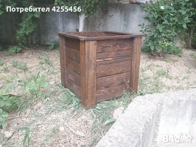 продавам дървени кашпи , снимка 15 - Саксии и кашпи - 50368024