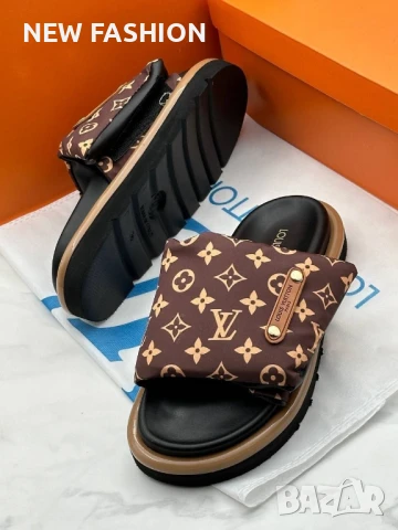 Дамски Чехли ✨ Louis Vuitton , снимка 3 - Чехли - 50887508