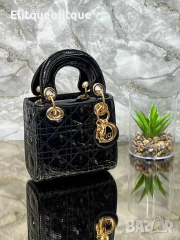 чанти DİOR LADY MİNİ 12-12 CM , снимка 7 - Чанти - 52186472