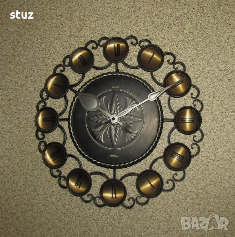 Немски стенен часовник ZentRa / Junghans , снимка 3 - Антикварни и старинни предмети - 53512867