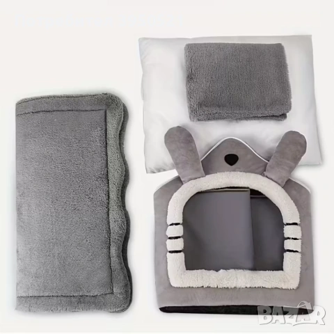 Мека къща за домашни любимци с мека възглавница, кучета и котки, различни размери, снимка 8 - За котки - 53059120