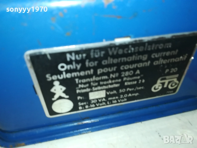 MARKLIN SUPER 280-MADE IN GERMANY-ВНОС SWISS 1109251634, снимка 13 - Друга електроника - 51680955