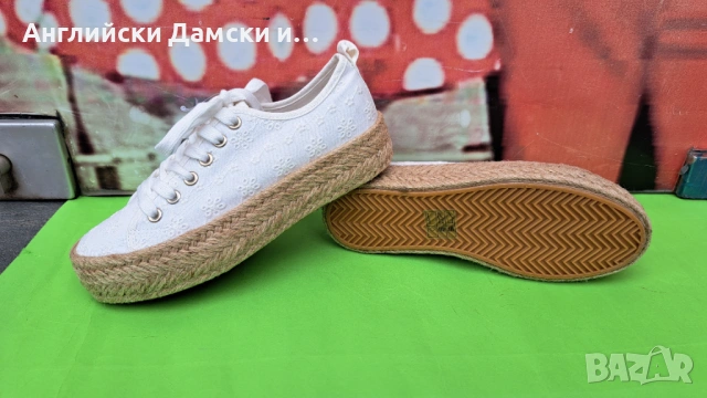 Английски дамски еспадрили, снимка 4 - Дамски ежедневни обувки - 53884978