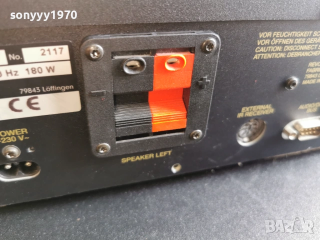 REVOX V 219 STEREO AMPLIFIER-MADE IN GERMANY-ВНОС SWISS 2801261904, снимка 16 - Ресийвъри, усилватели, смесителни пултове - 53261293