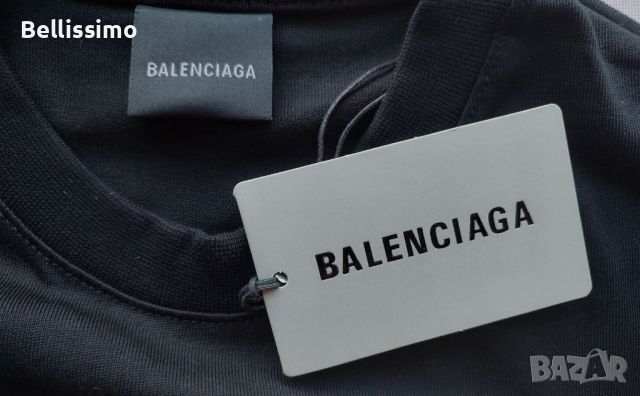 Мъжка тениска Balenciaga Premium quality, снимка 4 - Тениски - 46580152