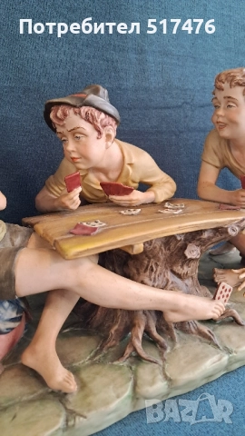Capodimonte порцеланова композиция , снимка 3 - Статуетки - 52180704