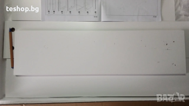 Шкаф за баня с огледало и осветление, 80 x 16 x 60 см, с LED и контакт DICTAC бял, снимка 9 - Шкафове - 53044359