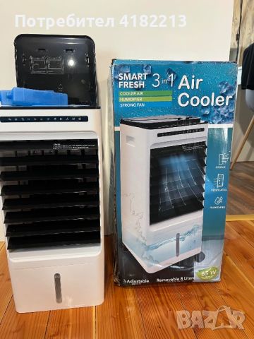 Чисто нов мобилен климатик Air Cooler 3 in 1 SMART FRESH, снимка 2 - Климатици - 46749522