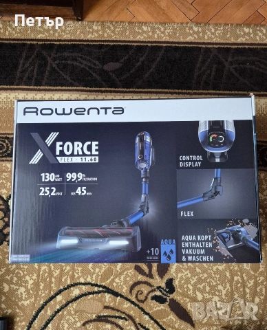 Вертикална прахосмукачка Rowenta X-Force Flex 11.60 с моп