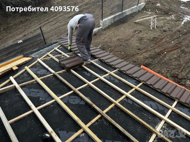 Изграждане на дървени навеси, снимка 1 - Ремонти на покриви - 45688973