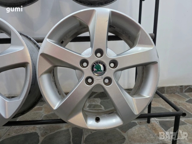 4бр 16ски джанти за SKODA 5х112мм A161219 , снимка 2 - Гуми и джанти - 53332973