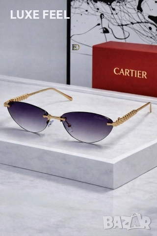 CARTIER 💎Дамски Слънчеви Очила , снимка 4 - Слънчеви и диоптрични очила - 53963807